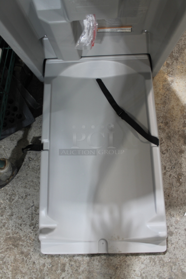 Koala Kare Poly Gray Wall Mount Diaper Changing Station.  - Image 5 of 5