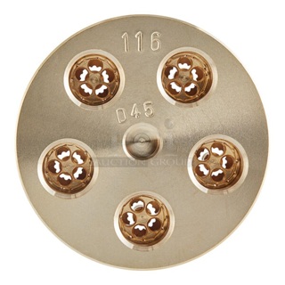 BRAND NEW SCRATCH AND DENT! Estella 348PEM9D116 #116 Penne Pasta Die - 8.8 mm (11/32")
