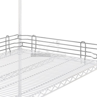 Box of 4 BRAND NEW SCRATCH AND DENT! Metro L21N-4C Super Erecta Chrome Stackable Ledge 21" x 4"