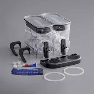BRAND NEW SCRATCH AND DENT! Bunn 58000.0627 Black 2 Bowl Hopper Assembly for ULTRA NX Slushy Machines