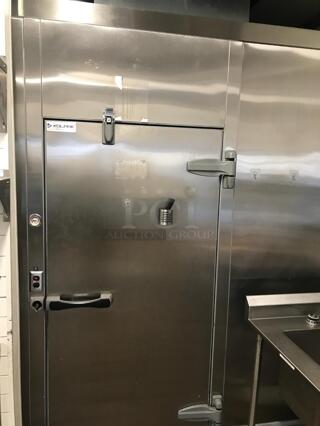 10'x12' Kolpak SELF CONTAINED Walk In Cooler Box  w/ Kolpak PC099T3 208-230 Volts, 1 Phase Compressor and Condenser. Information Provided By The Consignor But Not Verified By PCI Auctions. Picture of the Unit Before Removal Is Included In the Listing.