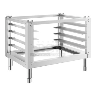 BRAND NEW SCRATCH AND DENT! Cooking Performance Group SCOS-2332 351COFSS2332U 31 1/2" x 22 13/16" x 23 5/8" Countertop Full Size Oven Stand for COF-T4-M and COF-D4-M