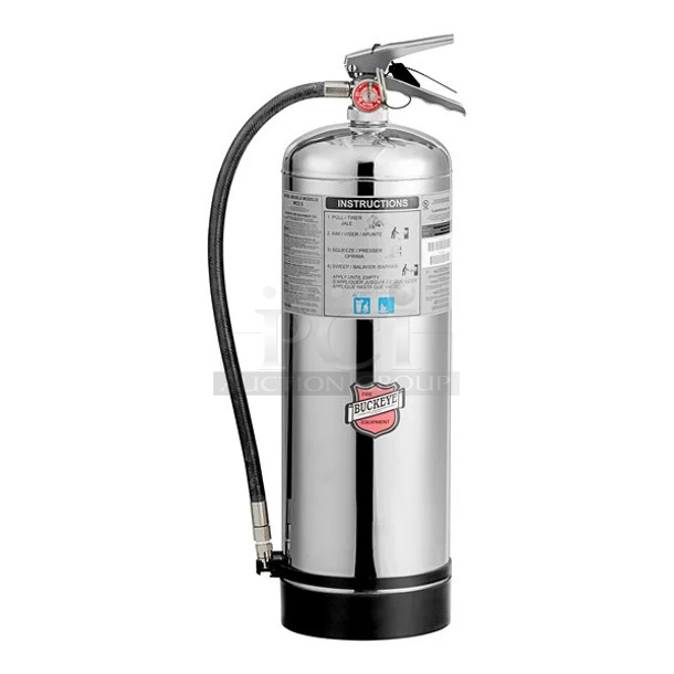 BRAND NEW SCRATCH AND DENT! Buckeye 47250025 2.5 Gallon Class K Wet Chemical Fire Extinguisher - Rechargeable Untagged - Image 1 of 4