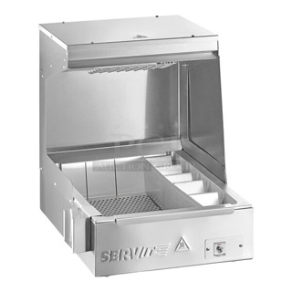 BRAND NEW SCRATCH AND DENT! ServIt 723FFDS17 Stainless Steel Commercial 17" Stainless Steel Fry Dump Holding Station. 120 Volts, 1 Phase. Tested and Working!