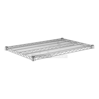 Box of 4 BRAND NEW SCRATCH AND DENT! Regency 460EC2436 24" x 36" NSF Chrome Wire Shelf