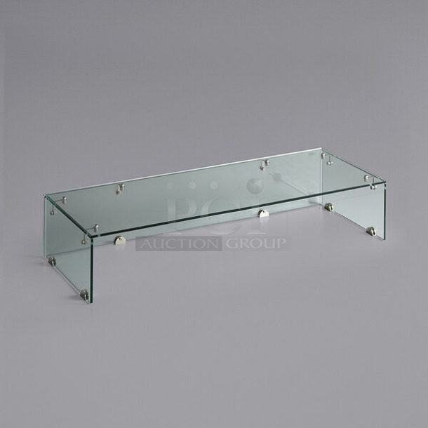 BRAND NEW SCRATCH AND DENT! Avantco 360SNZ48GLS 47" Sneeze Guard for CPT-48 Series - Image 1 of 3