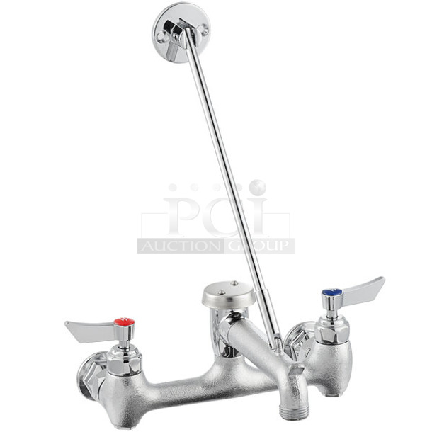 Waterloo 750FMS8 Wall-Mounted Mop Sink Faucet with 8" Centers - Image 1 of 4