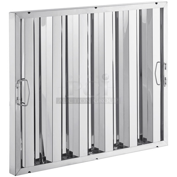 BRAND NEW SCRATCH AND DENT! Steelton 522HF2520 20"(H) x 25"(W) x 2"(T) Stainless Steel Hood Filter.  - Image 1 of 5