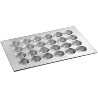 Box of 3 BRAND NEW SCRATCH AND DENT! Baker's Mark 176MUF24C5OZ 24 Cup 5 oz. Glazed Aluminized Steel Jumbo Muffin / Cupcake Pan - 26" x 18" 