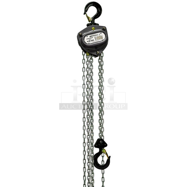 BRAND NEW SCRATCH AND DENT! OZ Lifting Products 801OZIND02510CH Industrial Series 1/4 Ton Manual Chain Hoist with 10' Lift OZIND025-10CH - Image 1 of 3