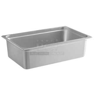 2 BRAND NEW SCRATCH AND DENT! Vigor 4070069 Stainless Steel Drop In Bins. 1/1x6. 2 Times Your Bid!