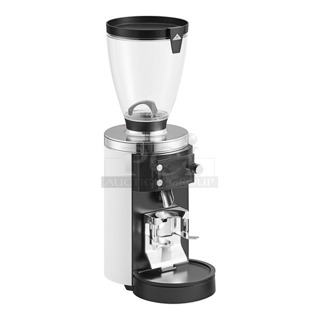 BRAND NEW SCRATCH AND DENT! Mahlkonig E65W 2.6 lb. White Espresso Grinder. 120 Volts, 1 Phase. Tested and Working!