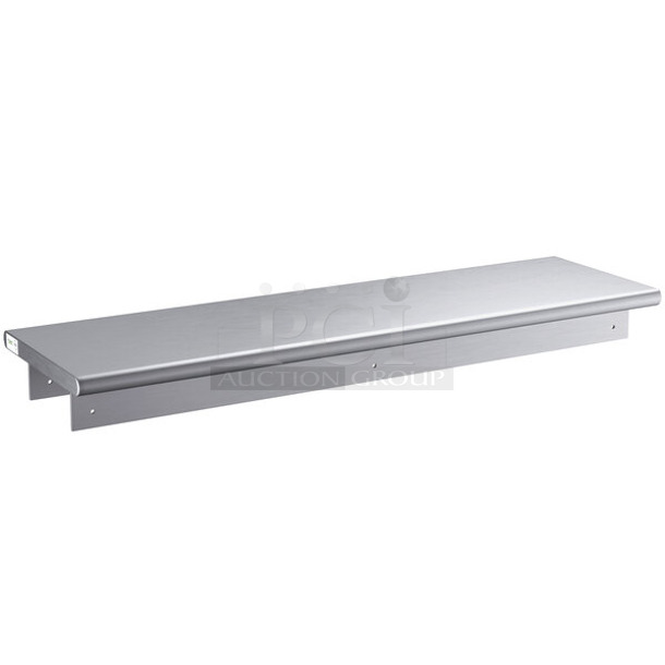 BRAND NEW SCRATCH AND DENT! Regency 600PTS1860 16-Gauge Type 304 Stainless Steel Pass-Through Shelf - 18" x 60" - Image 1 of 3