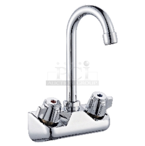 BRAND NEW SCRATCH AND DENT! M98E-SG02 4"(102mm)Center Wall Mounted Faucet - Image 1 of 3
