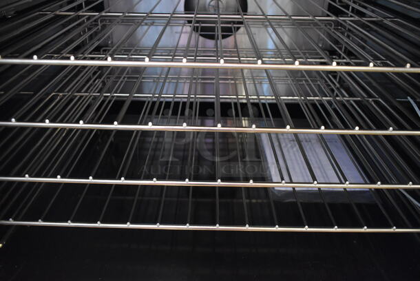 BRAND NEW SCRATCH AND DENT! 2022 Garland MCO-GD-10S  Natural Gas Single Deck Deep Depth Full Size Convection Oven w/ View Through Doors, Metal Oven Racks and Analog Controls. No Legs. 60,000 BTU - Image 5 of 7