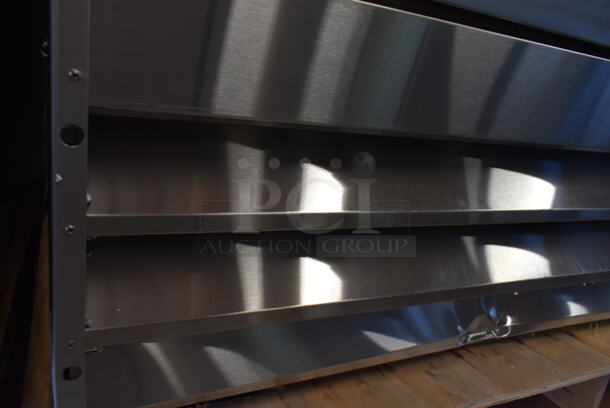 BRAND NEW SCRATCH AND DENT! 2023 KoolMore RIR-2D-SS Stainless Steel Commercial 2 Door Reach In Cooler w/ Poly Coated Racks. 115 Volts, 1 Phase. Tested and Working! - Image 4 of 7
