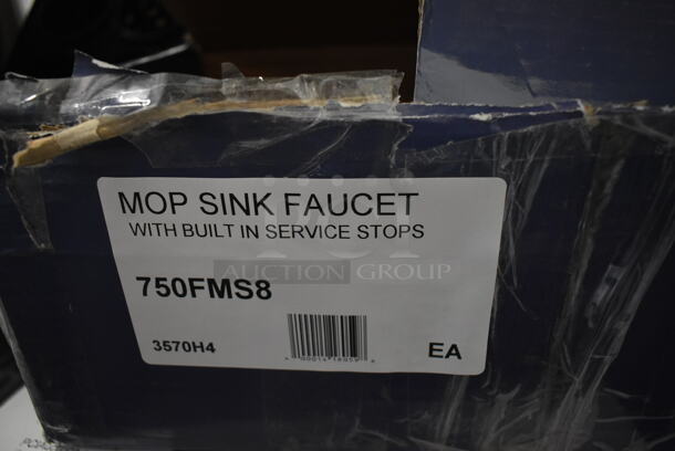 Waterloo 750FMS8 Wall-Mounted Mop Sink Faucet with 8" Centers - Image 4 of 4