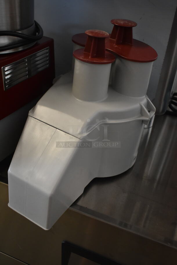BRAND NEW SCRATCH AND DENT! Robot Coupe 649R2NULTRA Combination Food Processor with 3 Qt. / 3 Liter Stainless Steel Bowl, Continuous Feed & 2 Discs. Tested and Working! - Image 6 of 9