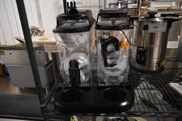 BRAND NEW SCRATCH AND DENT! Bunn 58000.0627 Black 2 Bowl Hopper Assembly for ULTRA NX Slushy Machines - Image 2 of 12