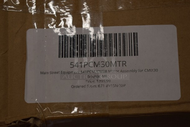 BRAND NEW SCRATCH AND DENT! Main Street Equipment 541PCM30MTR Motor Assembly for CMIX30 - Image 5 of 5