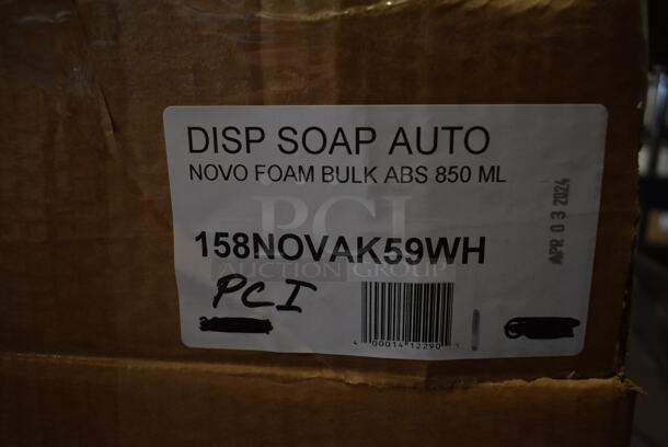 BRAND NEW SCRATCH AND DENT! Lavex 158NOVAK59WH White 28.7 fl. oz. (850 mL) Automatic Foaming Soap / Sanitizer Dispenser - Image 3 of 3