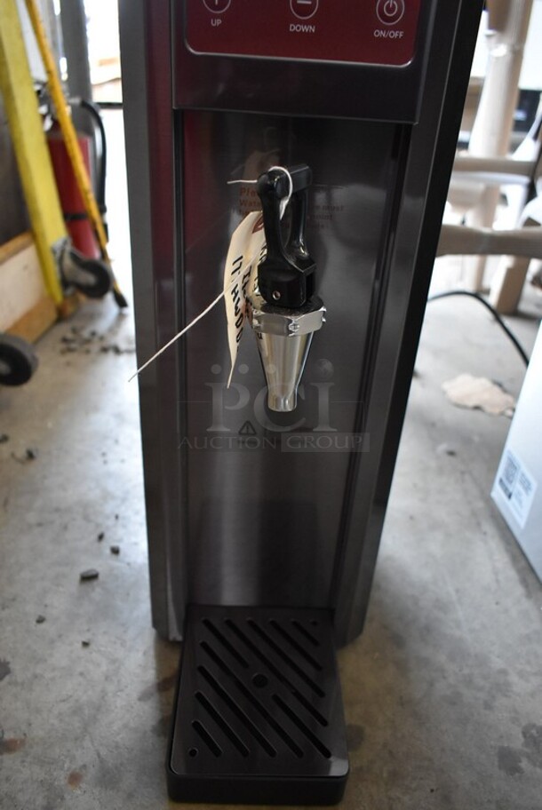 BRAND NEW SCRATCH AND DENT! Avantco 177HWDA2 Stainless Steel Commercial Countertop 2 Gallon Hot Water Dispenser w/ Digital Controls. 120 Volts, 1 Phase.  - Image 4 of 9