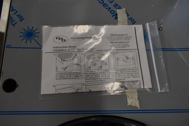 BRAND NEW SCRATCH AND DENT! FBD FBD 772 Stainless Steel Commercial Countertop 2 Flavor Frozen Beverage Machine. 208-230 Volts.  - Image 5 of 10