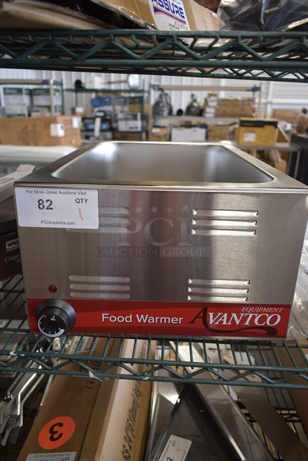 BRAND NEW SCRATCH AND DENT! Avantco 177W50 Stainless Steel Commercial Countertop Food Warmer. 120 Volts, 1 Phase. Tested and Working! - Image 2 of 5