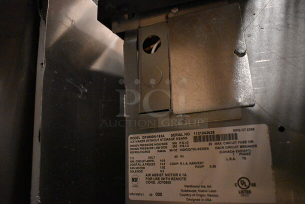 BRAND NEW SCRATCH AND DENT! 2023 Manitowoc IDT0450A-161A Stainless Steel Commercial Ice Machine Head. 115 Volts, 1 Phase.  - Image 5 of 5