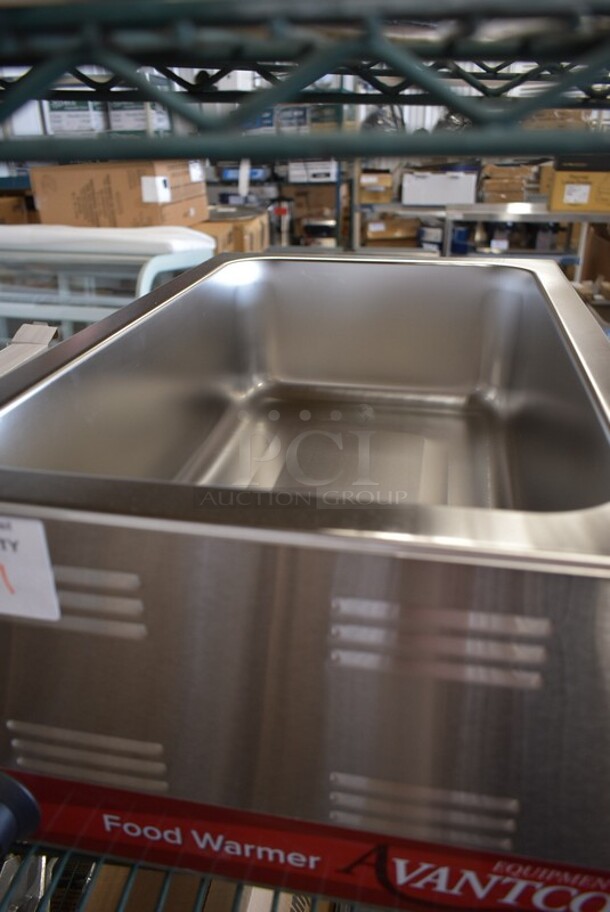 BRAND NEW SCRATCH AND DENT! Avantco 177W50 Stainless Steel Commercial Countertop Food Warmer. 120 Volts, 1 Phase. Tested and Working! - Image 4 of 5
