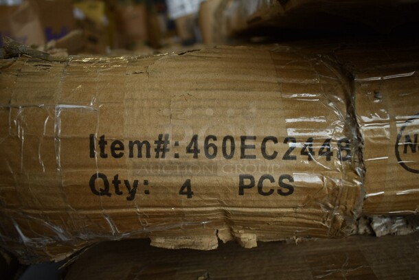 Box of 4 BRAND NEW SCRATCH AND DENT! Regency 460EC2448  24" x 48" NSF Chrome Wire Shelf - Image 2 of 3