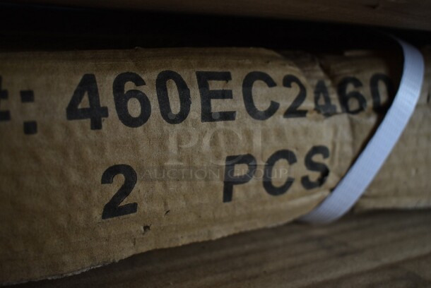 Box of 2 BRAND NEW SCRATCH AND DENT! Regency 460EC2460 24" x 60" NSF Chrome Wire Shelf - Image 2 of 3