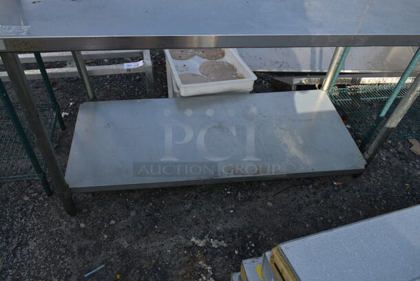 Stainless Steel Commercial Table w/ Under Shelf.  - Image 2 of 3