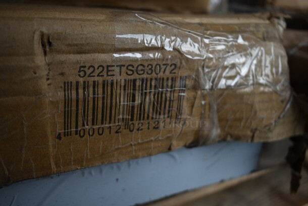 BRAND NEW SCRATCH AND DENT! Steelton 522ETSG3072 30" x 72" 18 Gauge 430 Stainless Steel Work Table with Undershelf - Image 3 of 3