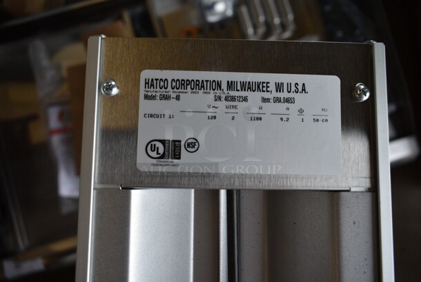BRAND NEW SCRATCH AND DENT! Hatco GRAH-48 Glo-Ray High Wattage Infrared Food Warmer with Infinite Controls. 120 Volts, 1 Phase.  - Image 8 of 8