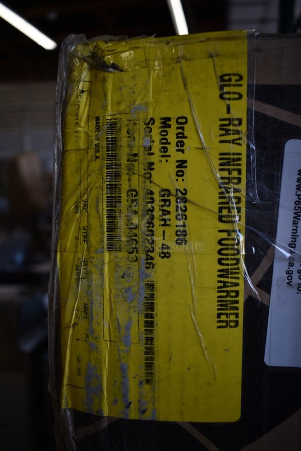 BRAND NEW SCRATCH AND DENT! Hatco GRAH-48 Glo-Ray High Wattage Infrared Food Warmer with Infinite Controls. 120 Volts, 1 Phase.  - Image 7 of 7