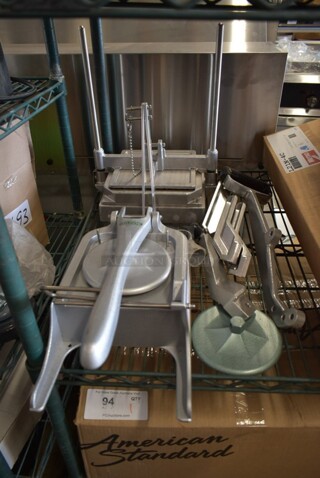 ALL ONE MONEY! Lot of BRAND NEW SCRATCH AND DENT! Parts and Pieces For Garde Press, Lettuce Head Cutter