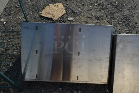 Stainless Steel Wall Mount Shelf. 