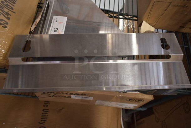 ALL ONE MONEY! Lot of 4 BRAND NEW SCRATCH AND DENT! Items Including SS 24" Legs for Equipment Stand, Pitco A1105404-C Basket Hanger and 3 Wall Mount Brackets - Image 4 of 9
