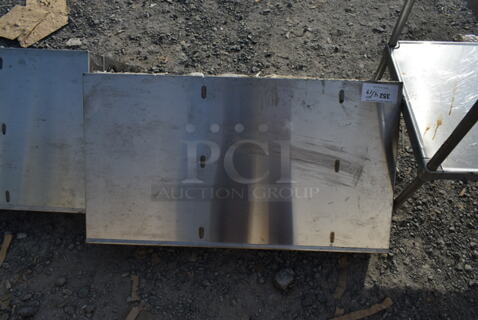 Stainless Steel Wall Mount Shelf. 