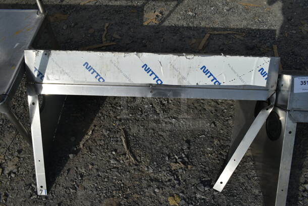 Stainless Steel Wall Mount Shelf.  - Image 2 of 2