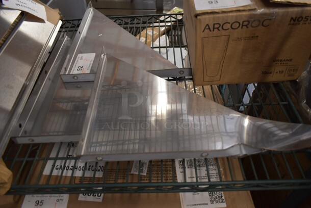 ALL ONE MONEY! Lot of 4 BRAND NEW SCRATCH AND DENT! Items Including SS 24" Legs for Equipment Stand, Pitco A1105404-C Basket Hanger and 3 Wall Mount Brackets - Image 7 of 9