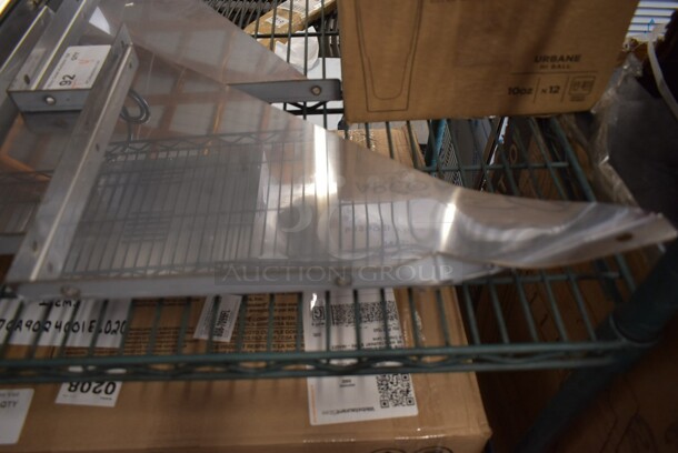 ALL ONE MONEY! Lot of 4 BRAND NEW SCRATCH AND DENT! Items Including SS 24" Legs for Equipment Stand, Pitco A1105404-C Basket Hanger and 3 Wall Mount Brackets - Image 8 of 9