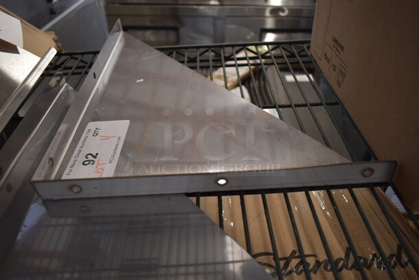 ALL ONE MONEY! Lot of 4 BRAND NEW SCRATCH AND DENT! Items Including SS 24" Legs for Equipment Stand, Pitco A1105404-C Basket Hanger and 3 Wall Mount Brackets - Image 9 of 9