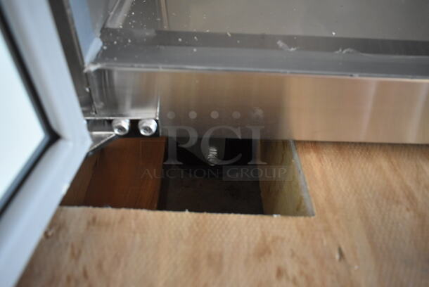 BRAND NEW SCRATCH AND DENT! 2023 Avantco 178APT60MHC Stainless Steel Commercial Sandwich Salad Prep Table Bain Marie Mega Top. 115 Volts, 1 Phase. Tested and Working! - Image 7 of 8