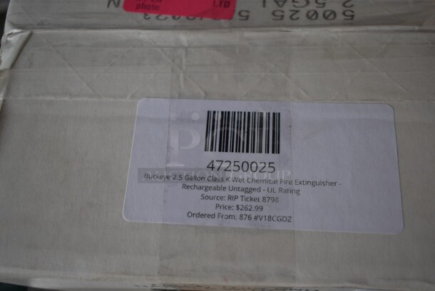 BRAND NEW SCRATCH AND DENT! Buckeye 47246100 15 lb. Carbon Dioxide BC Fire Extinguisher - Rechargeable Untagged - Image 6 of 7