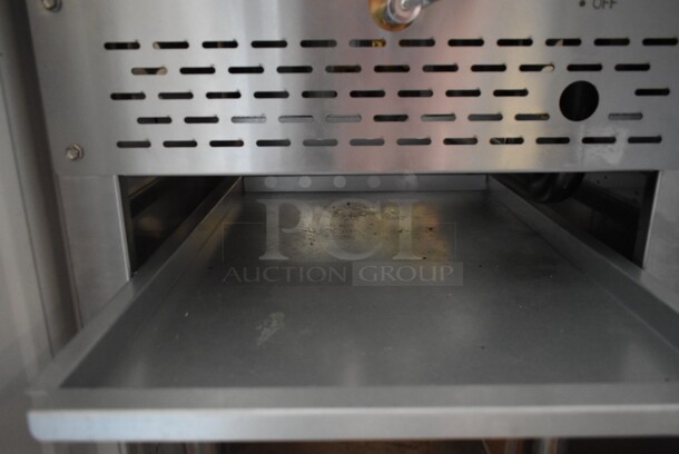 BRAND NEW SCRATCH AND DENT! Cooking Performance Group CPG 351WOKR13N Stainless Steel Commercial Countertop Natural Gas Powered Single Burner Wok Range.  - Image 4 of 6