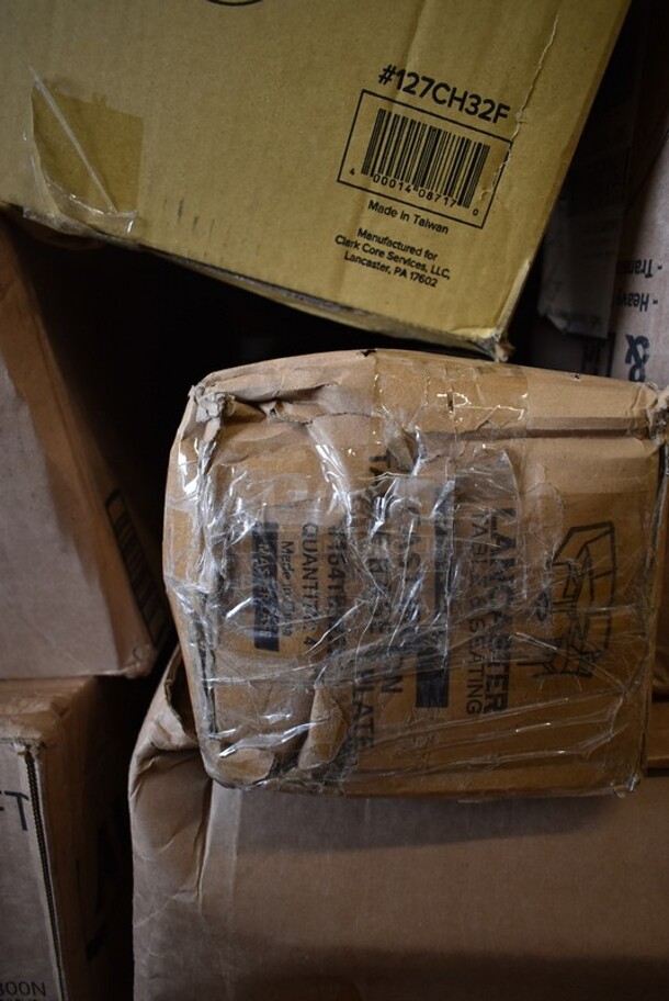 PALLET LOT of 25 BRAND NEW! Boxes Including Regency 600DB35 Regency 3 1/2" Basket Drain with Strainer - 1 1/2" IPS, 127CH16 Choice 16 oz. Clear RPET Hinged Deli Container - 200/Case, 127CH32F Choice 32 oz. Clear RPET Tall Hinged Deli Container with Domed Lid - 200/Case, Lavex Jumbo Toilet Paper, 128HD12COMBO ChoiceHD 12 oz. Microwavable Translucent Plastic Deli Container and Lid Combo Pack - 240/Case, 500CC9 Choice 9 oz. Clear PET Customizable Plastic Squat Cold Cup - 1000/Case, 500CC05 Choice 5 oz. Clear PET Plastic Cold Cup - 2500/Case, DPI 6" Square Clear Hinged Lid Containers, 612FHL1230 Choice Foil Steam Table Pan Lid - Half Size - 100/Case. 25 Times Your Bid! - Image 9 of 11