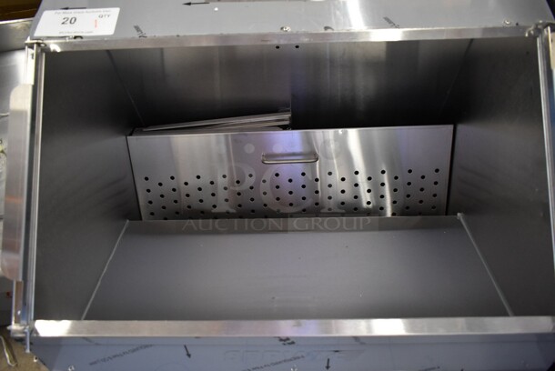 BRAND NEW SCRATCH AND DENT! 2024 ServIt 423TCW26 Stainless Steel Commercial 26 Gallon First-In First-Out Chip Warmer / Merchandiser. 120 Volts, 1 Phase. Tested and Working! - Image 3 of 7