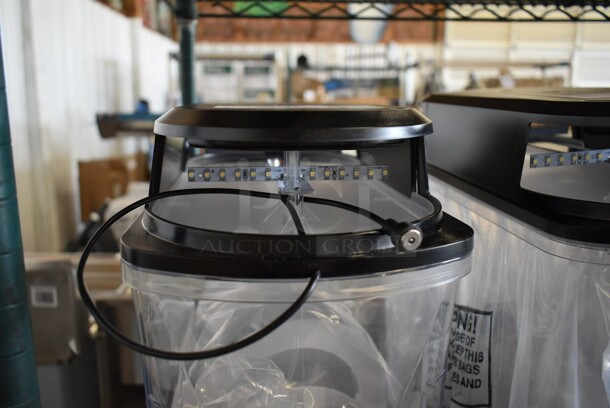 BRAND NEW SCRATCH AND DENT! Bunn 58000.0627 Black 2 Bowl Hopper Assembly for ULTRA NX Slushy Machines - Image 3 of 12
